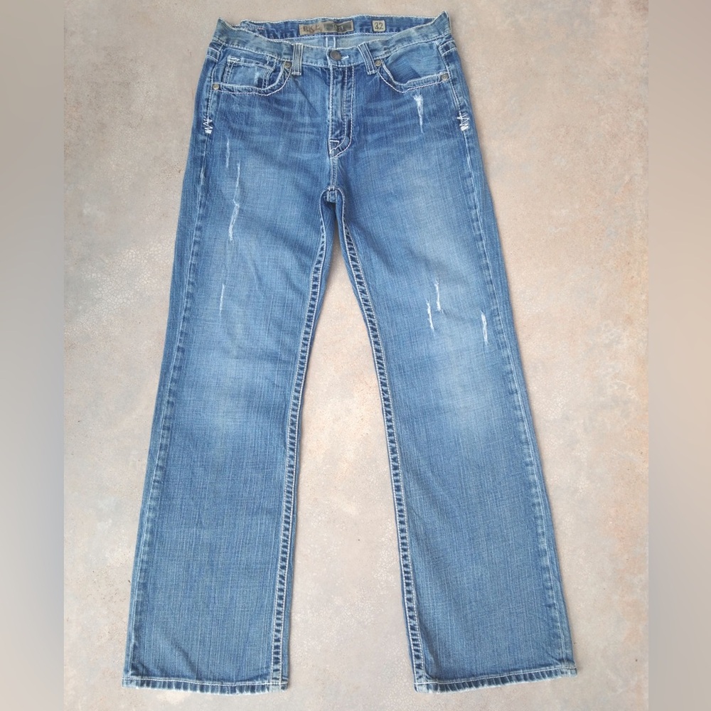 Vintage BKE Tyler Bootcut Flared Distressed Jeans 30x30